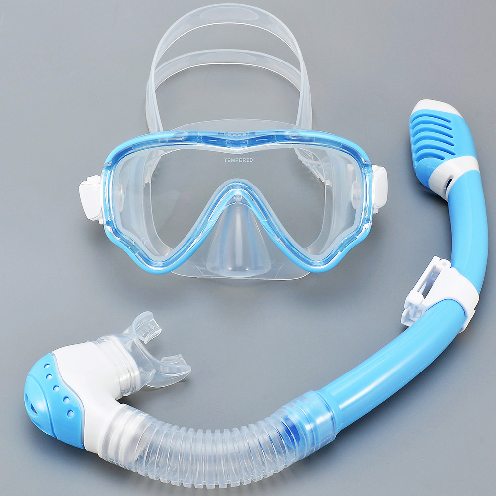 Freediving Mask Set - Set Masker selam anak-anak, masker selam