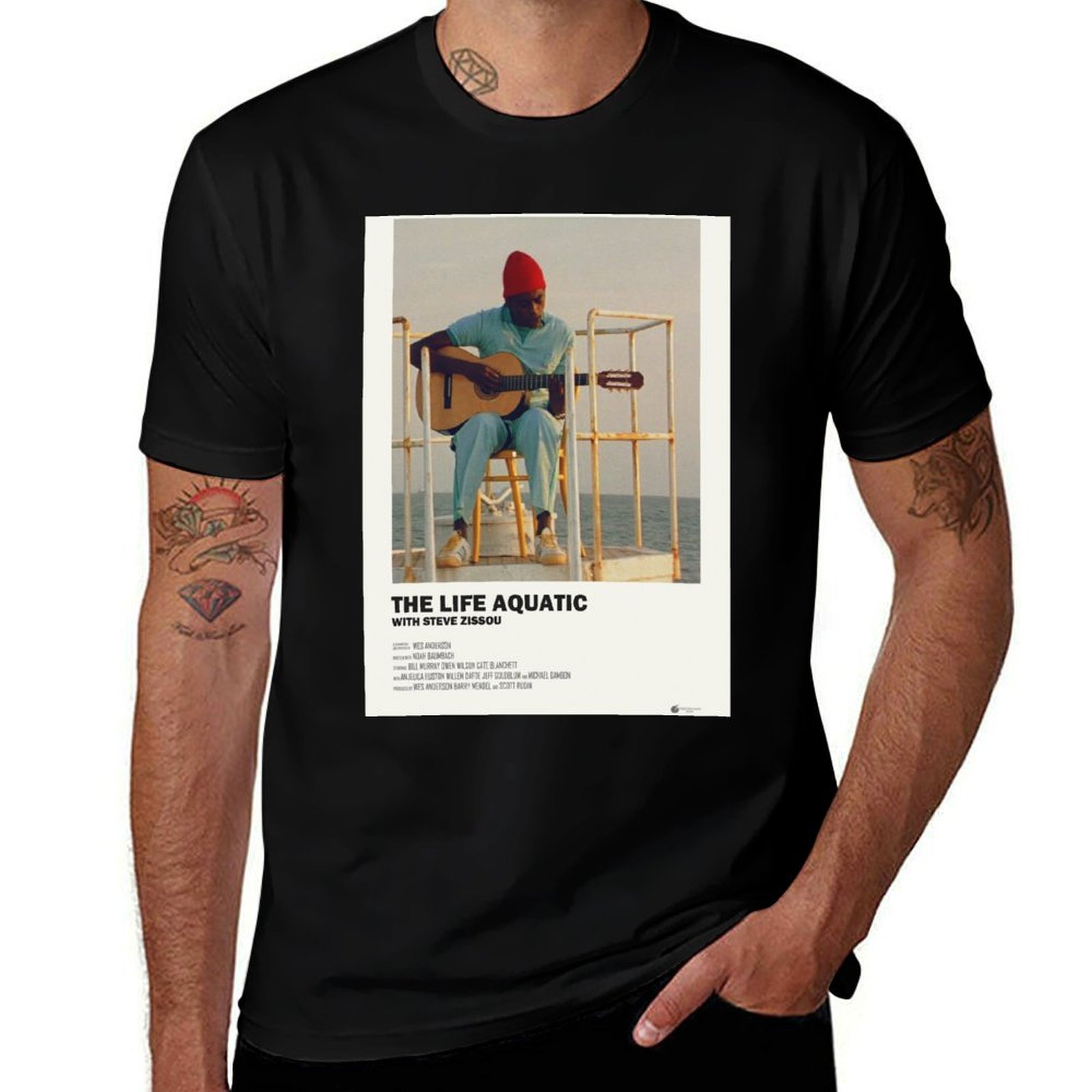 Kaos Poster The Life Aquatic,  - Aquatic Sports Poster ulasan dan harga