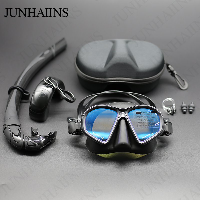 Masker Selam Kaca Tempered Kap - Freediving Mask Set ulasan dan harga